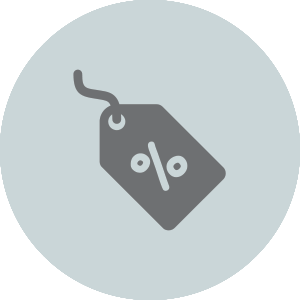 Discounts on Products and Services Benefits Icon