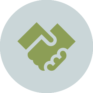 Representation with Strategic Partners Icon