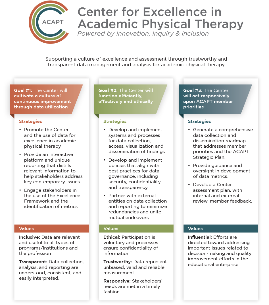Center For Excellence Goals